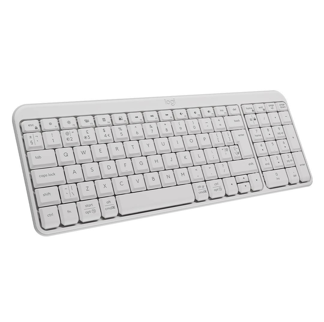 Teclado Logitech K250 920-013446. Color blanco. - Teclado Logitech K250 920-013446. Color blanco. -